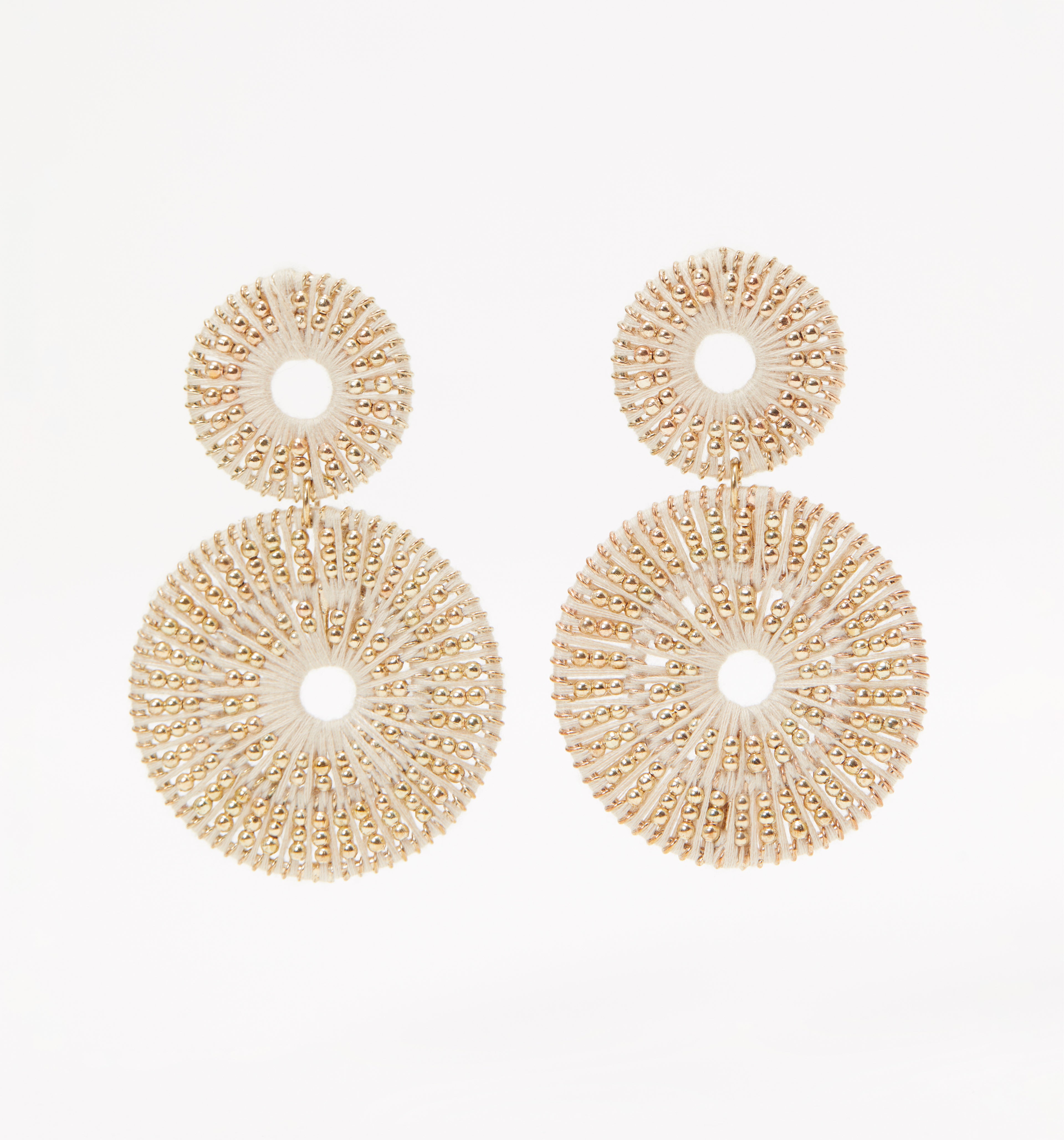 Aretes Maxi Con Mostacillas