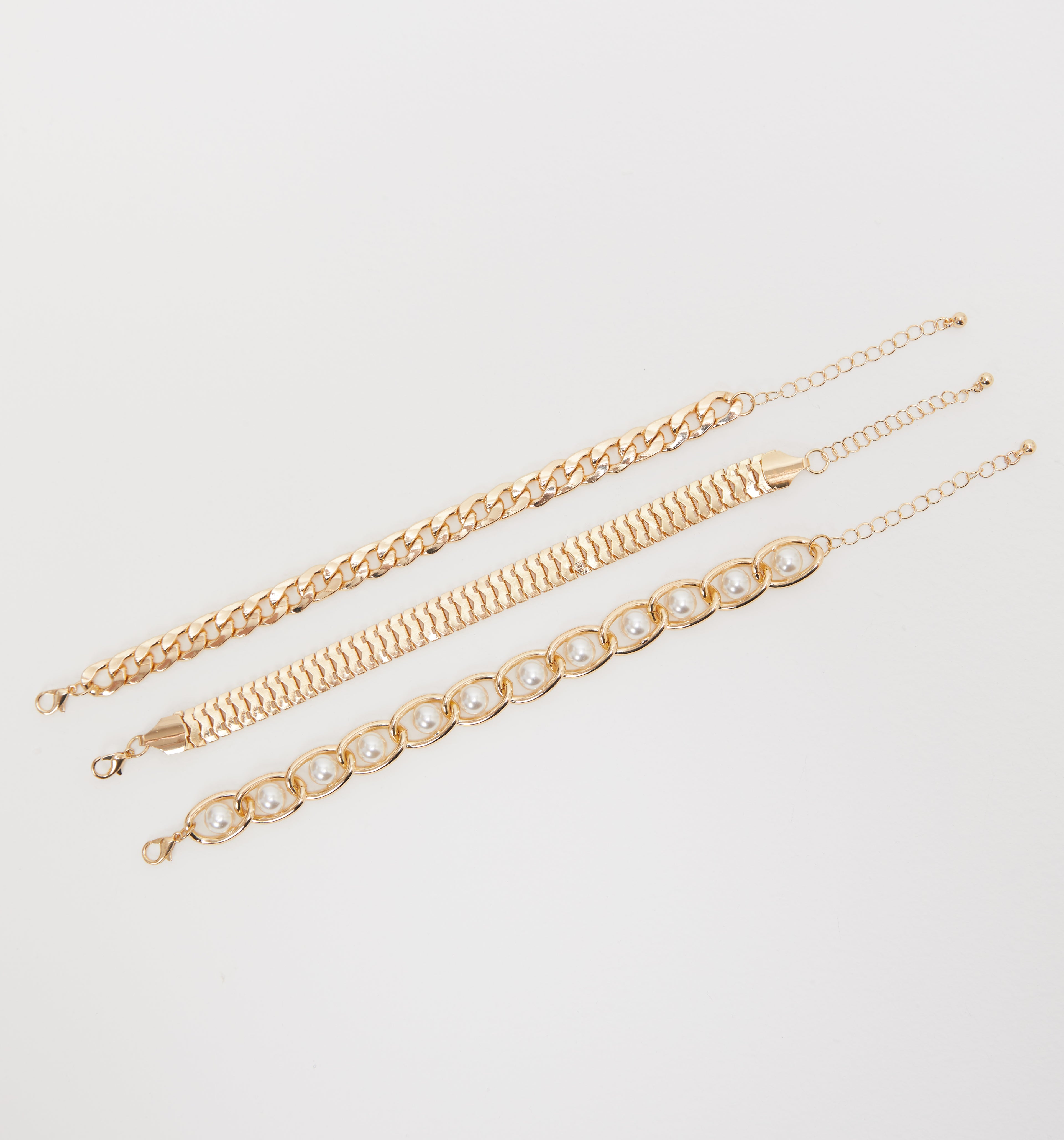 Pulsera Cadenas Set X3