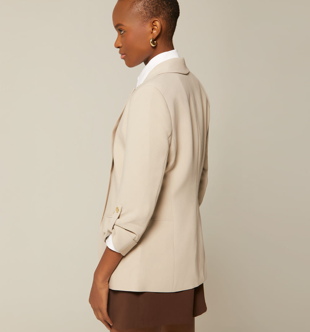 Blazer Manga 3/4 Con Charretera