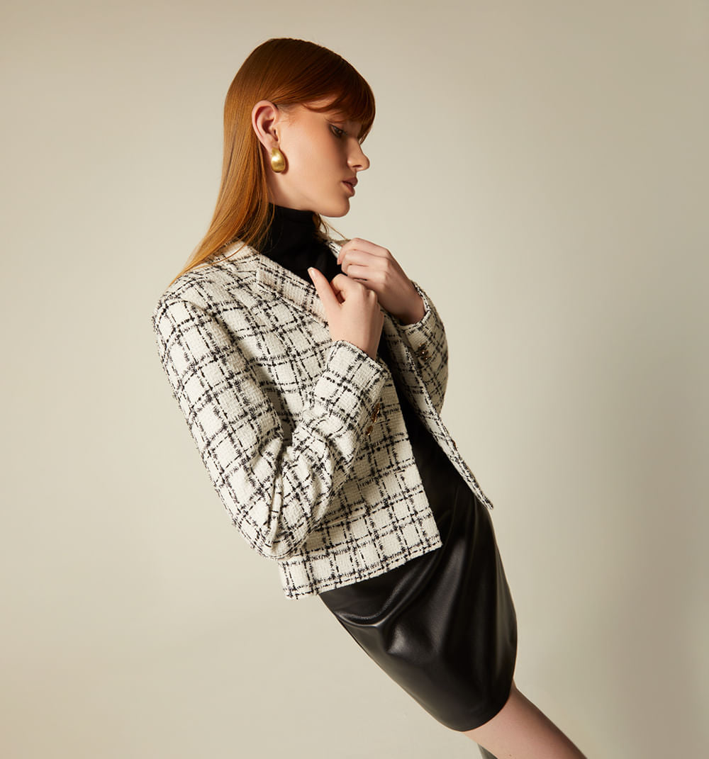 Blazer Botones Frontales