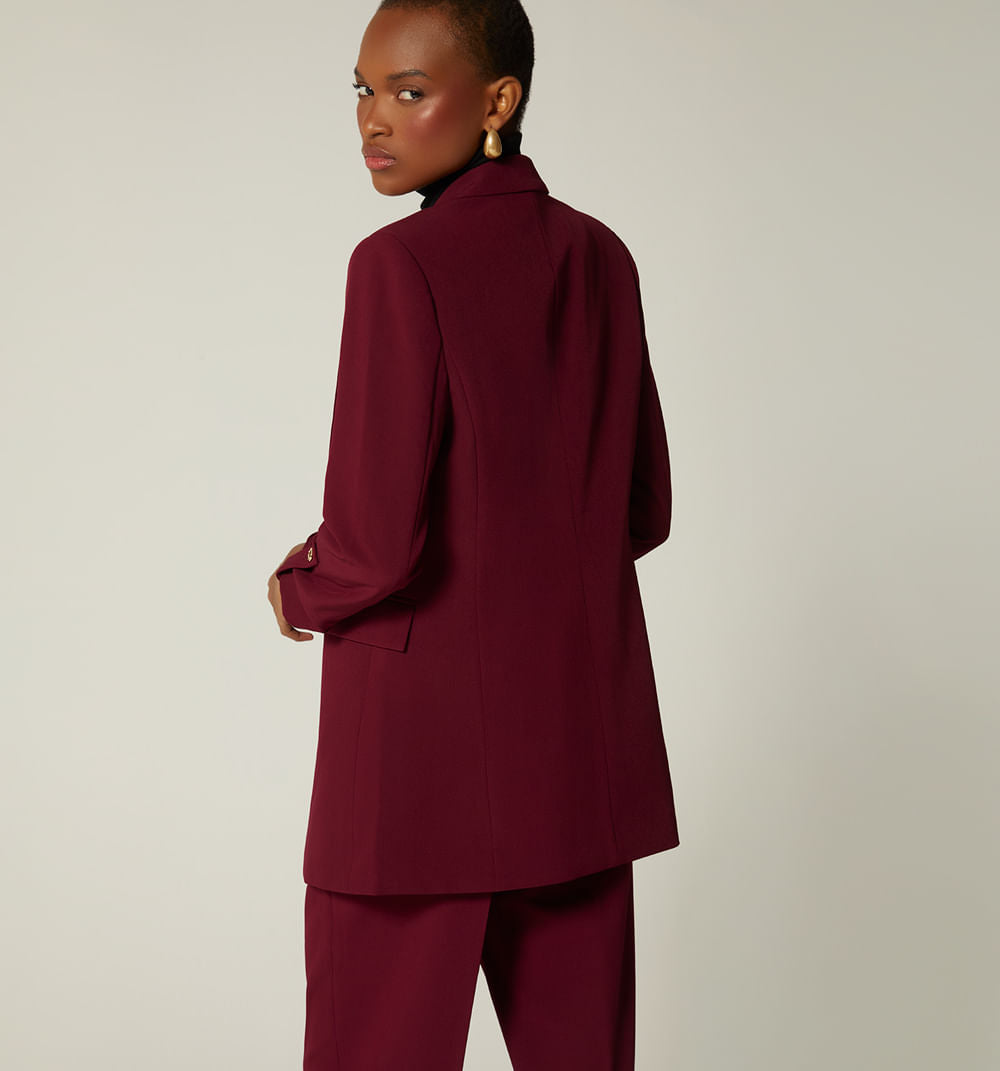 Blazer Manga Larga Silueta Over Size