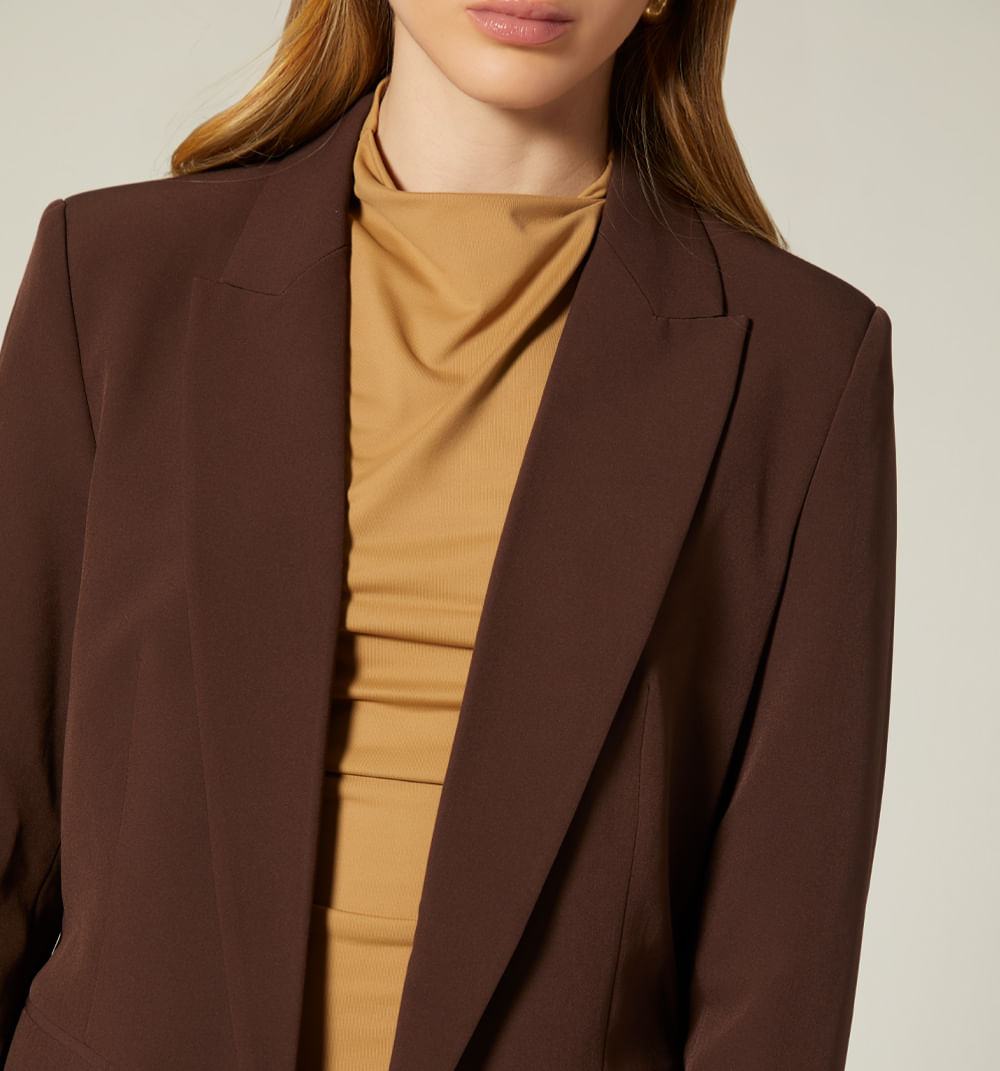 Blazer Manga Larga Silueta Over Size