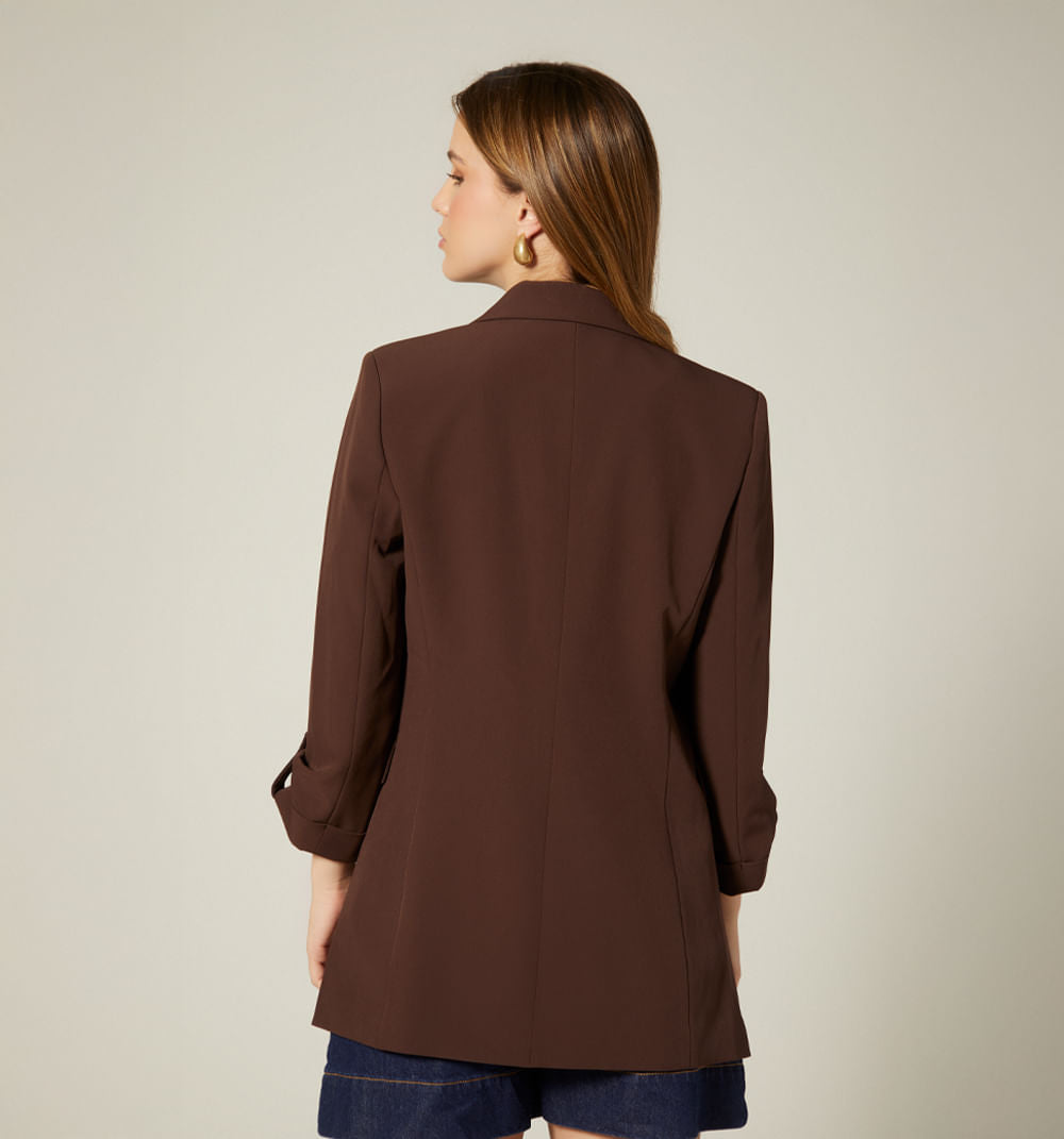 Blazer Manga Larga Silueta Over Size