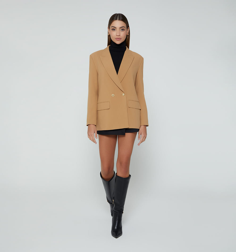 Blazer Manga Larga Cruzado