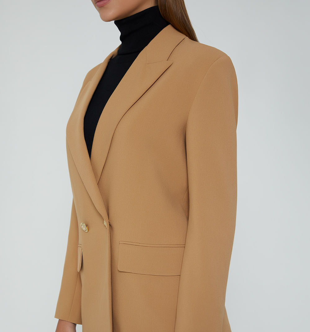 Blazer Manga Larga Cruzado