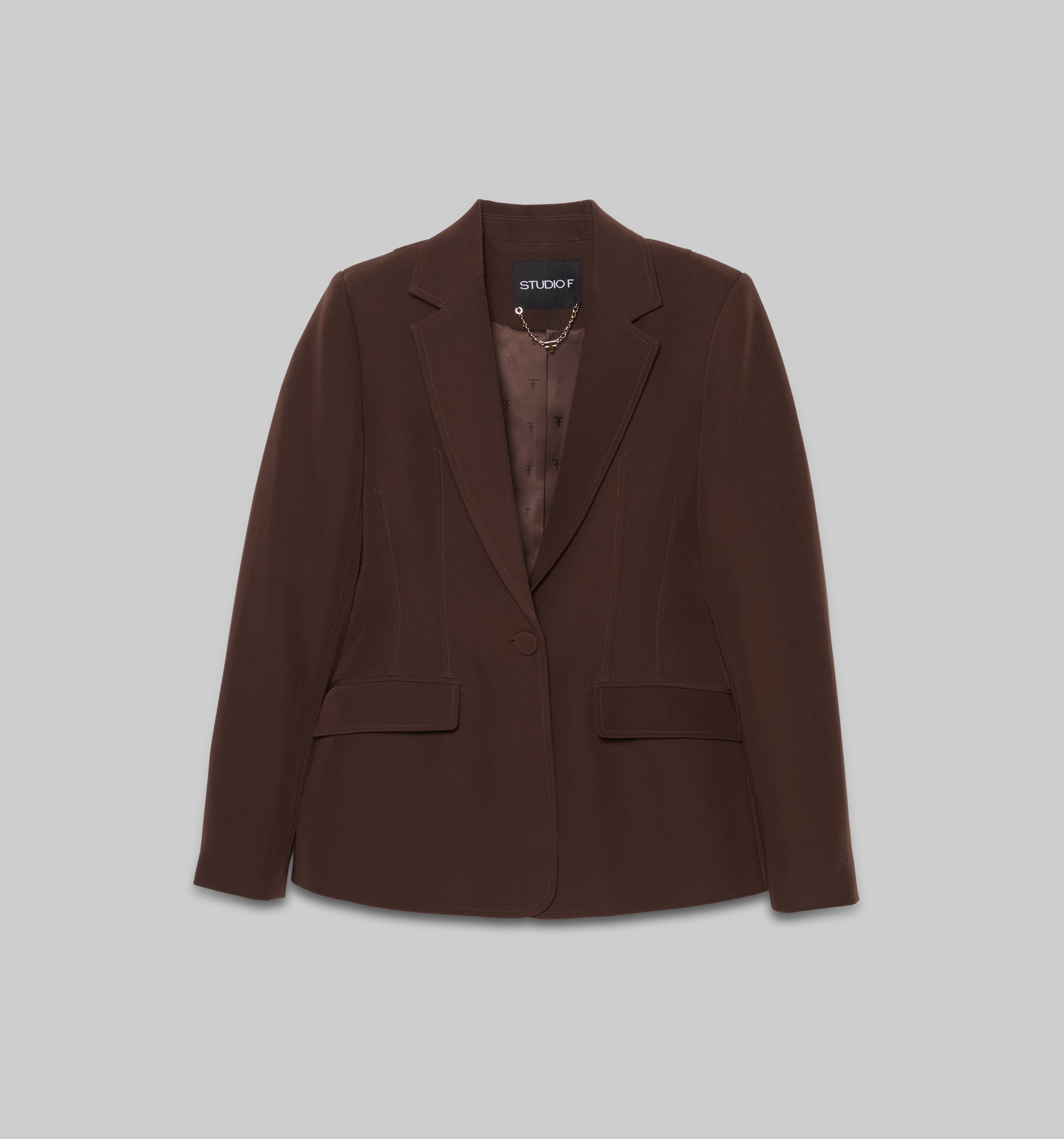 Blazer Entallado En Cintura