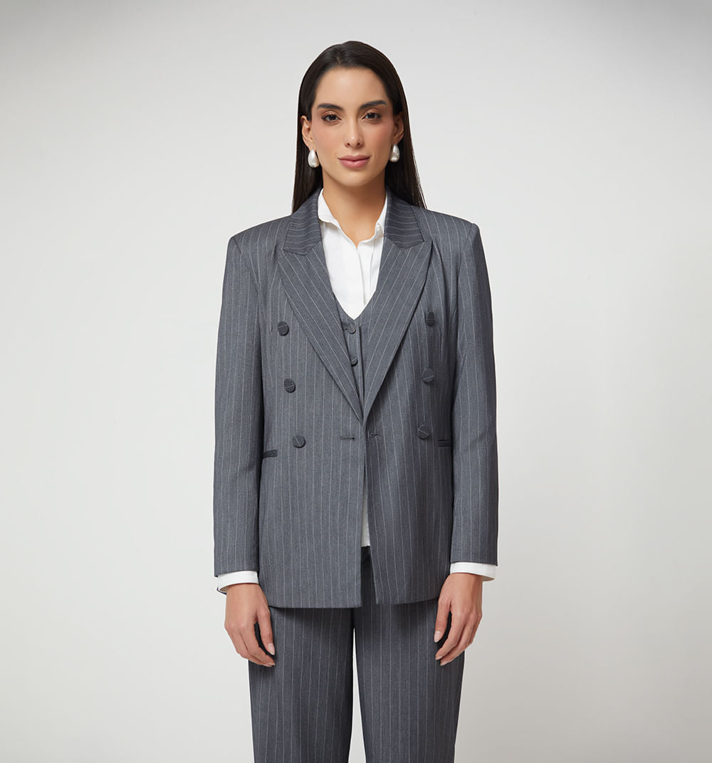 Blazer Seis Botones