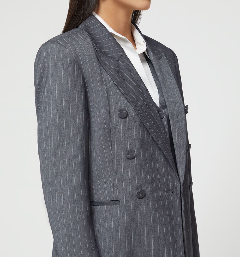 Blazer Seis Botones