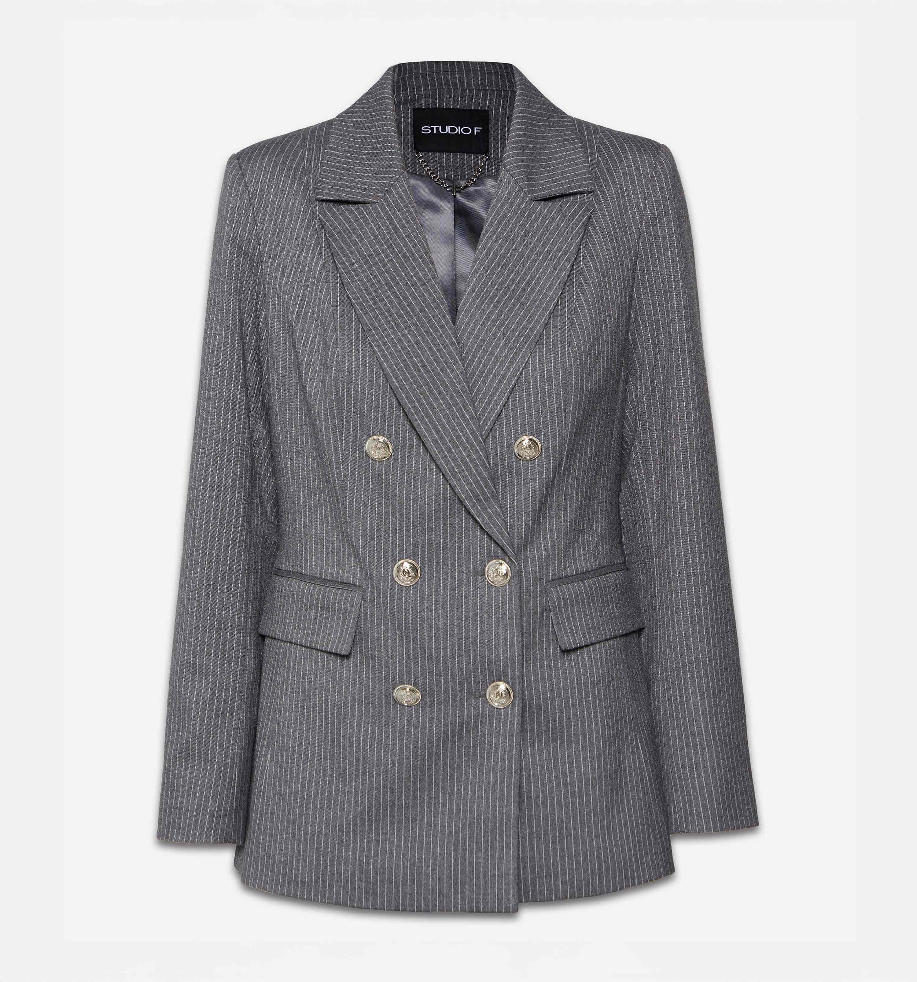Blazer Manga Larga 6 Botones Frontales