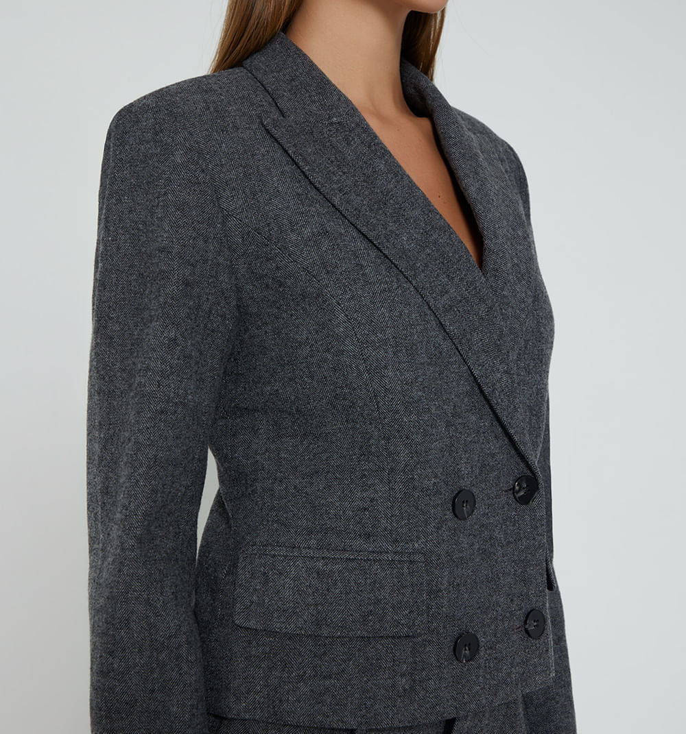 Blazer Corto 4 Botones