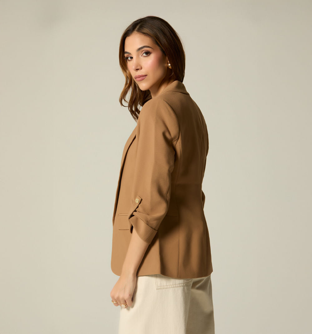 Blazer Manga 3/4 Con Charretera
