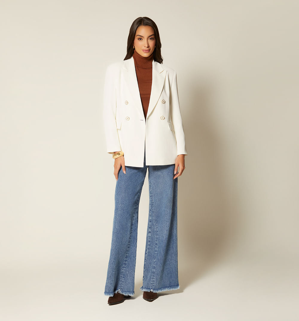 Blazer Cruzado 4 Botones