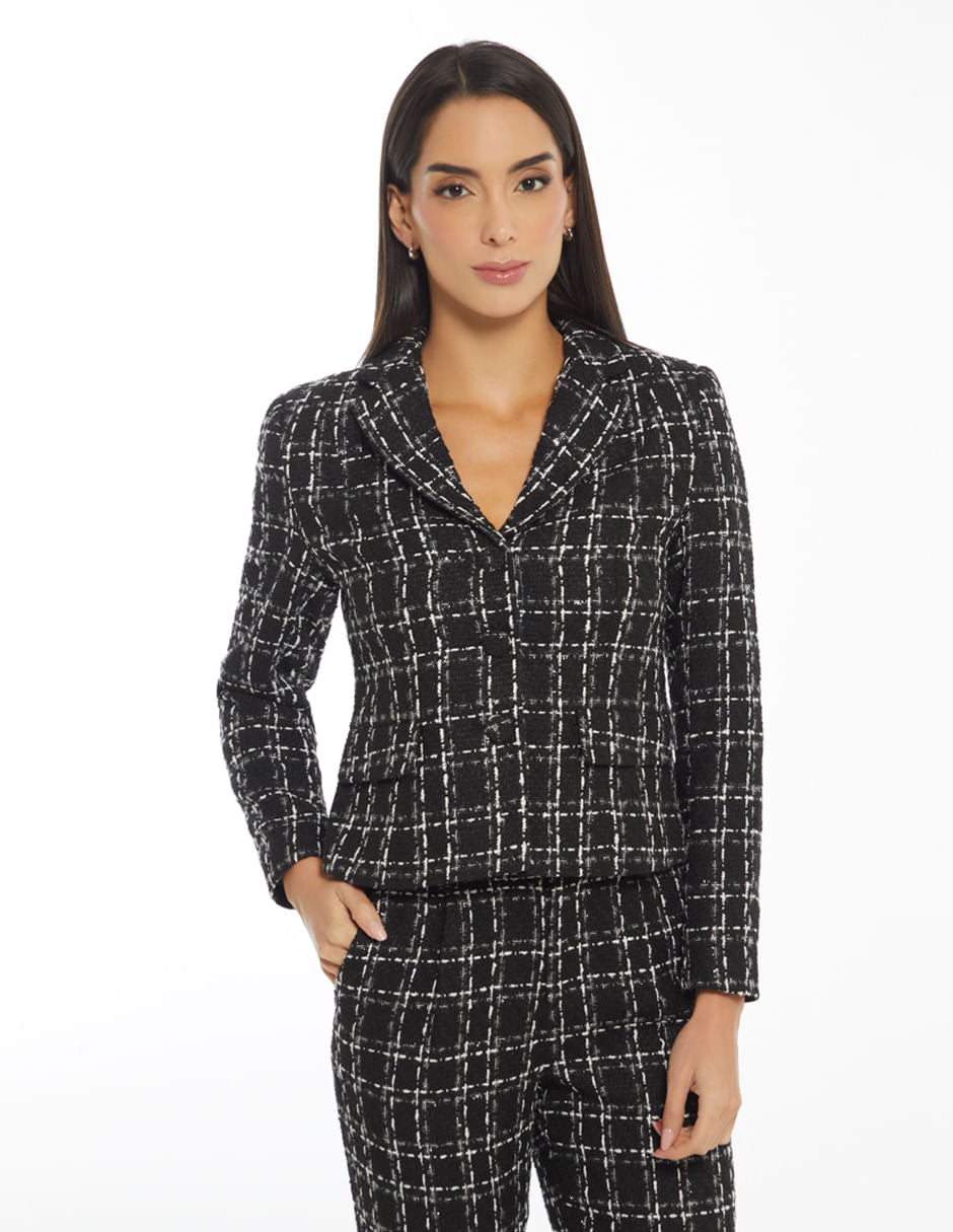 Blazer Botones Frontales