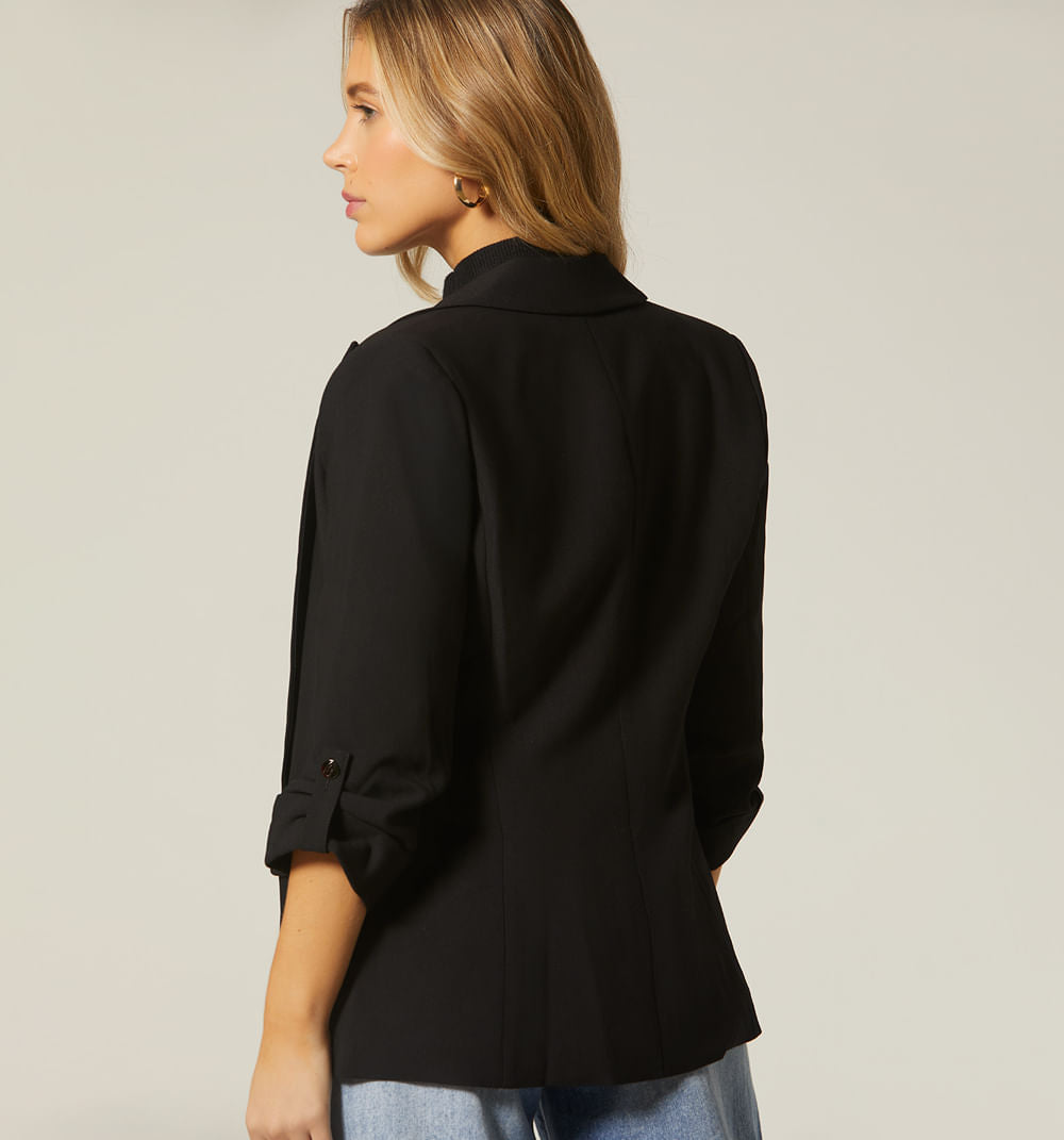 Blazer Manga 3/4 Con Charretera