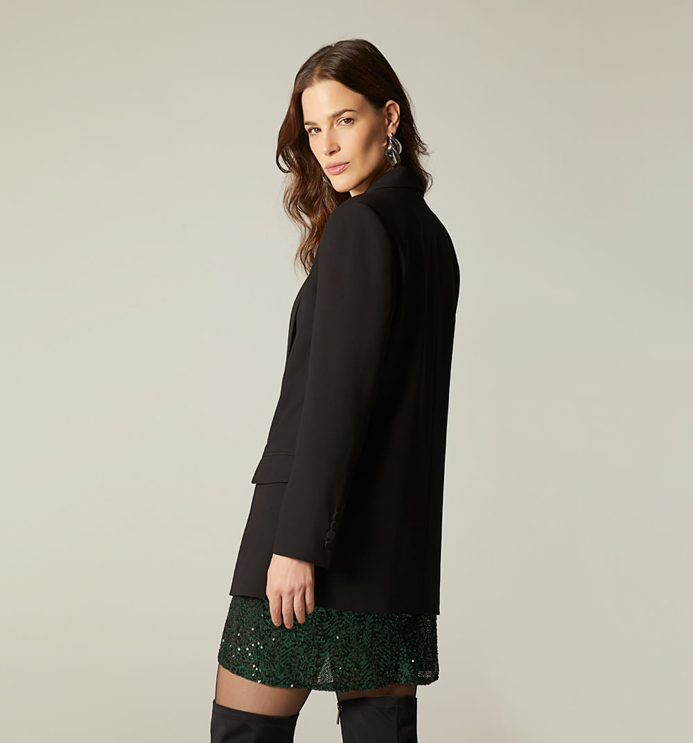 Blazer Oversize - Negro