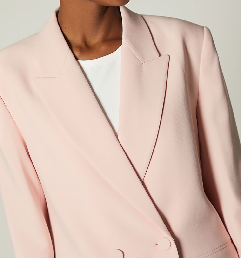 Blazer Basico Botones Forrados