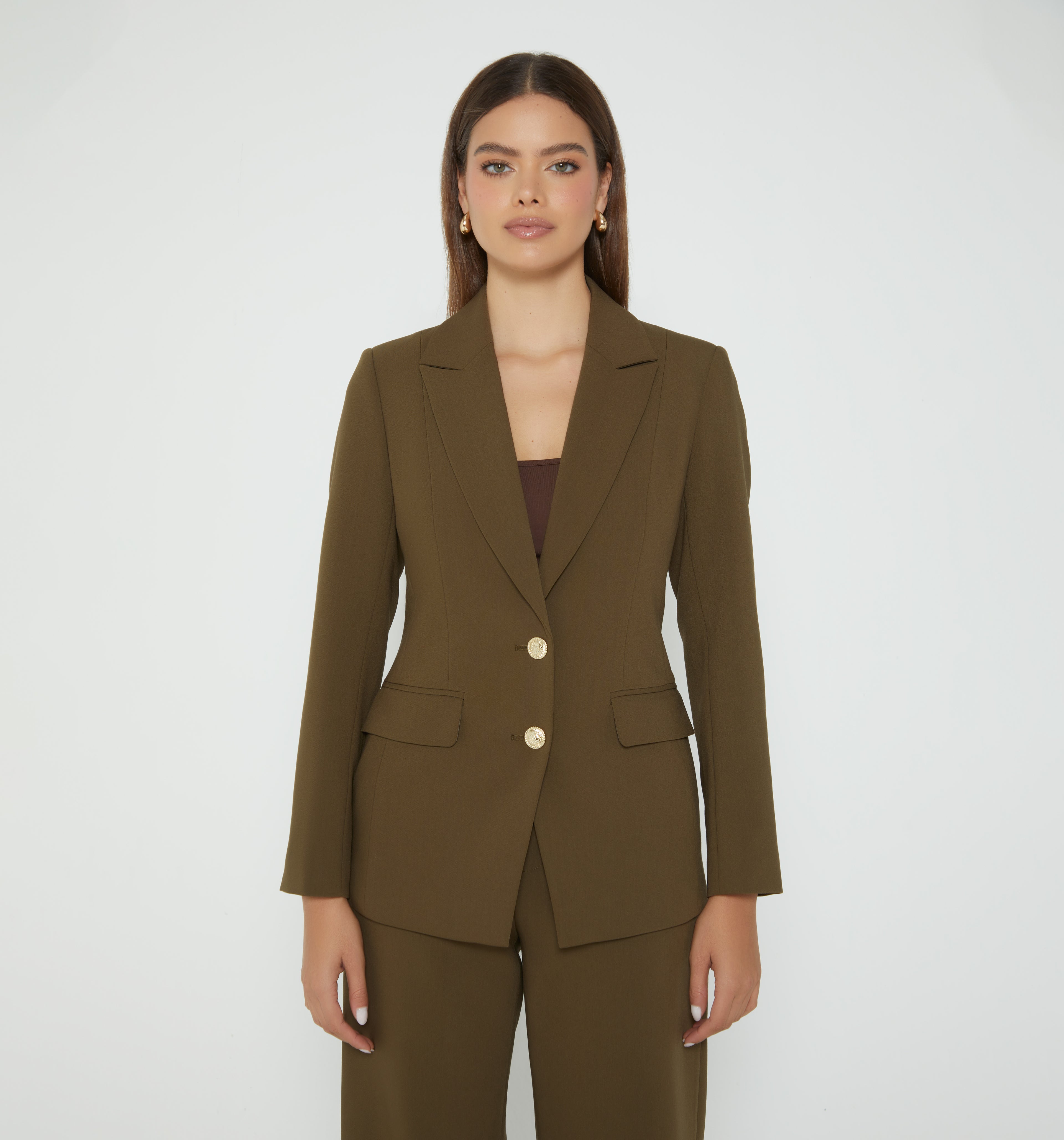 Blazer Dos Botones Frontal