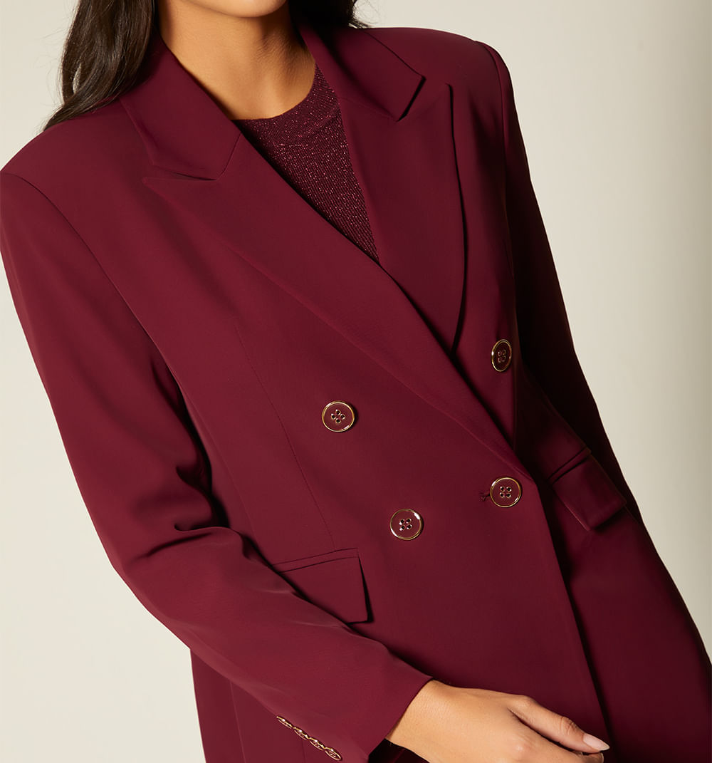 Blazer Cruzado 4 Botones