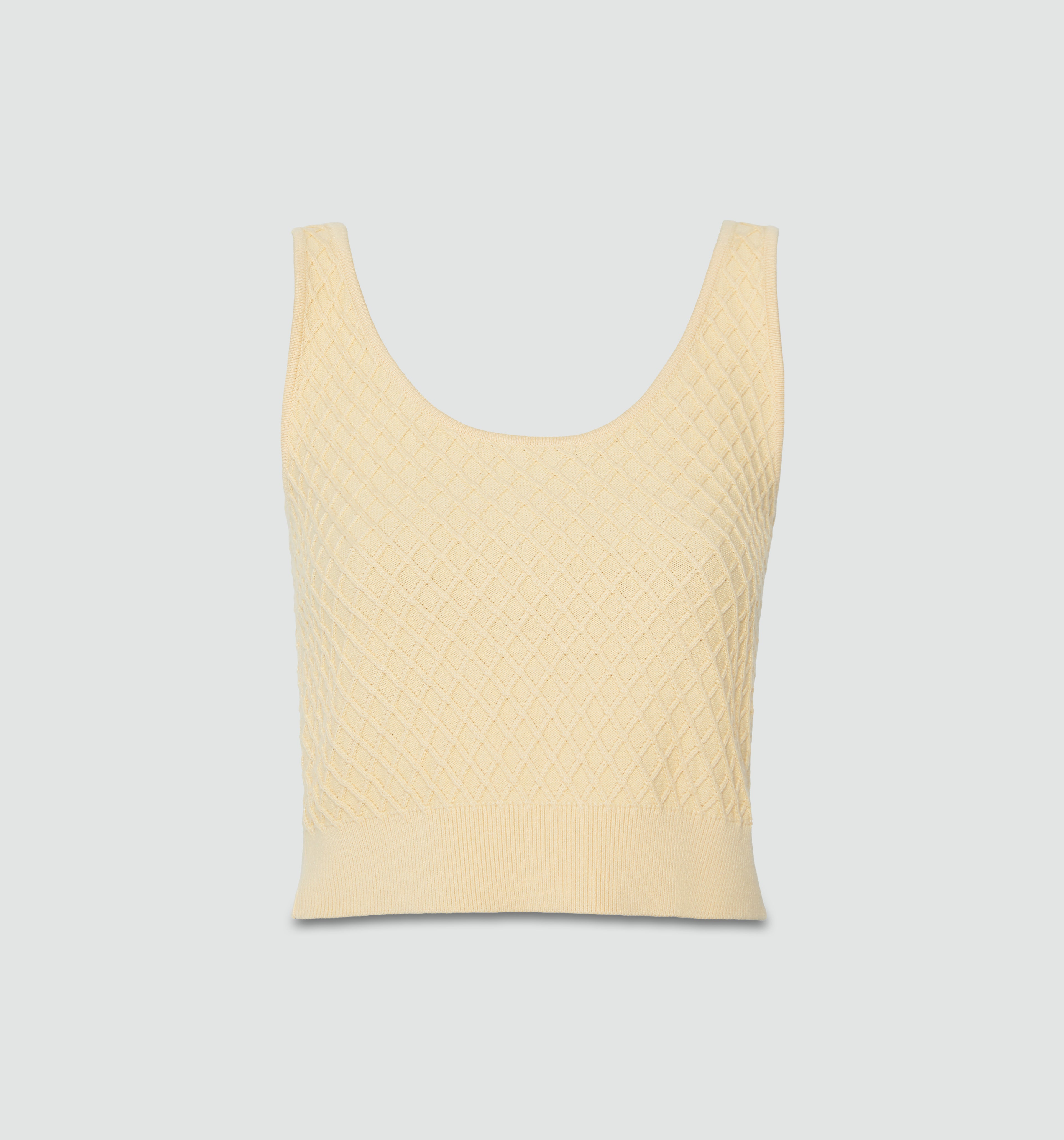 Blusa Corta De Tiras Escote Profundo
