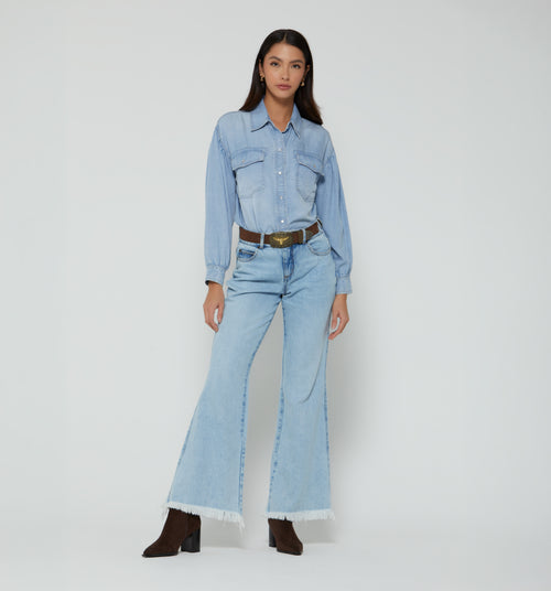 Blusa Camisera Manga Larga Bombacha