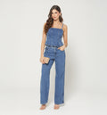 Blusa Tiras Trenzas Cortes  Peplum