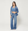 Blusa Crop De Tiras Con Cristales