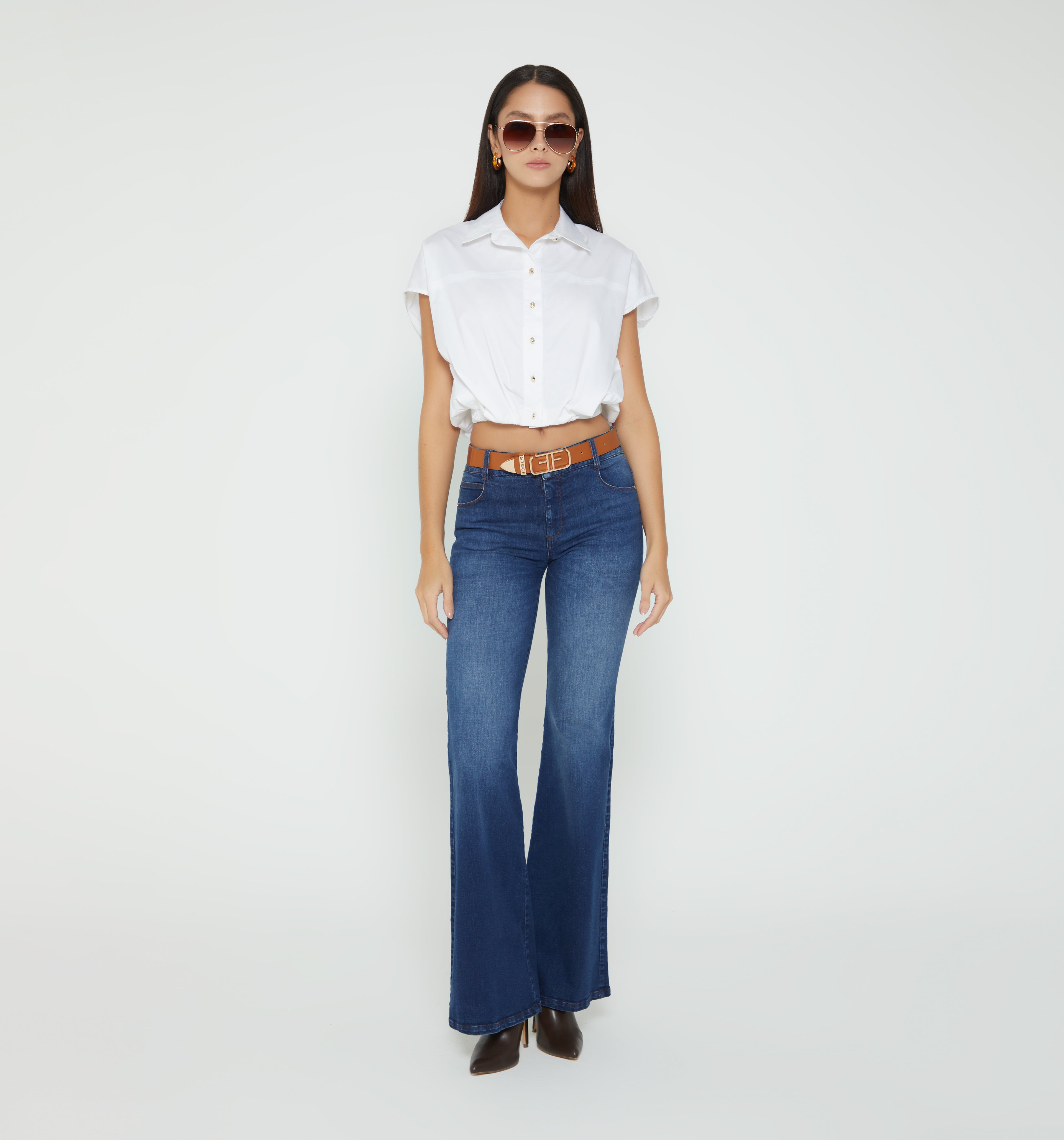 Blusa Camisera Manga Corta