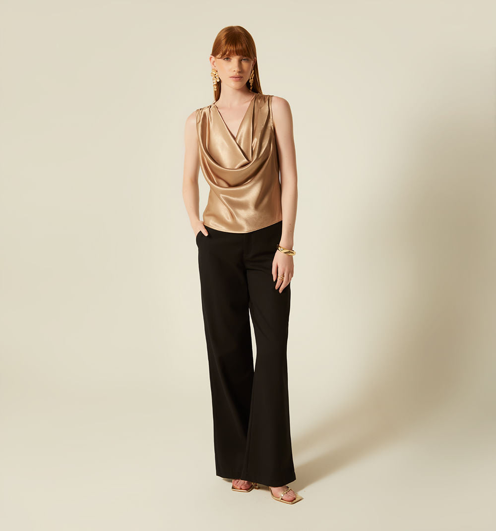 Blusa En Sateen