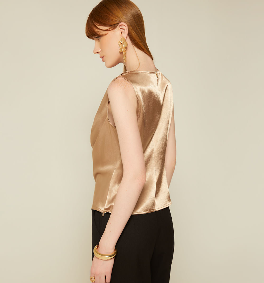 Blusa En Sateen