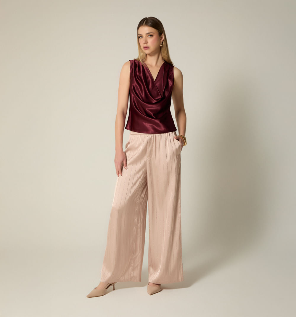 Blusa En Sateen