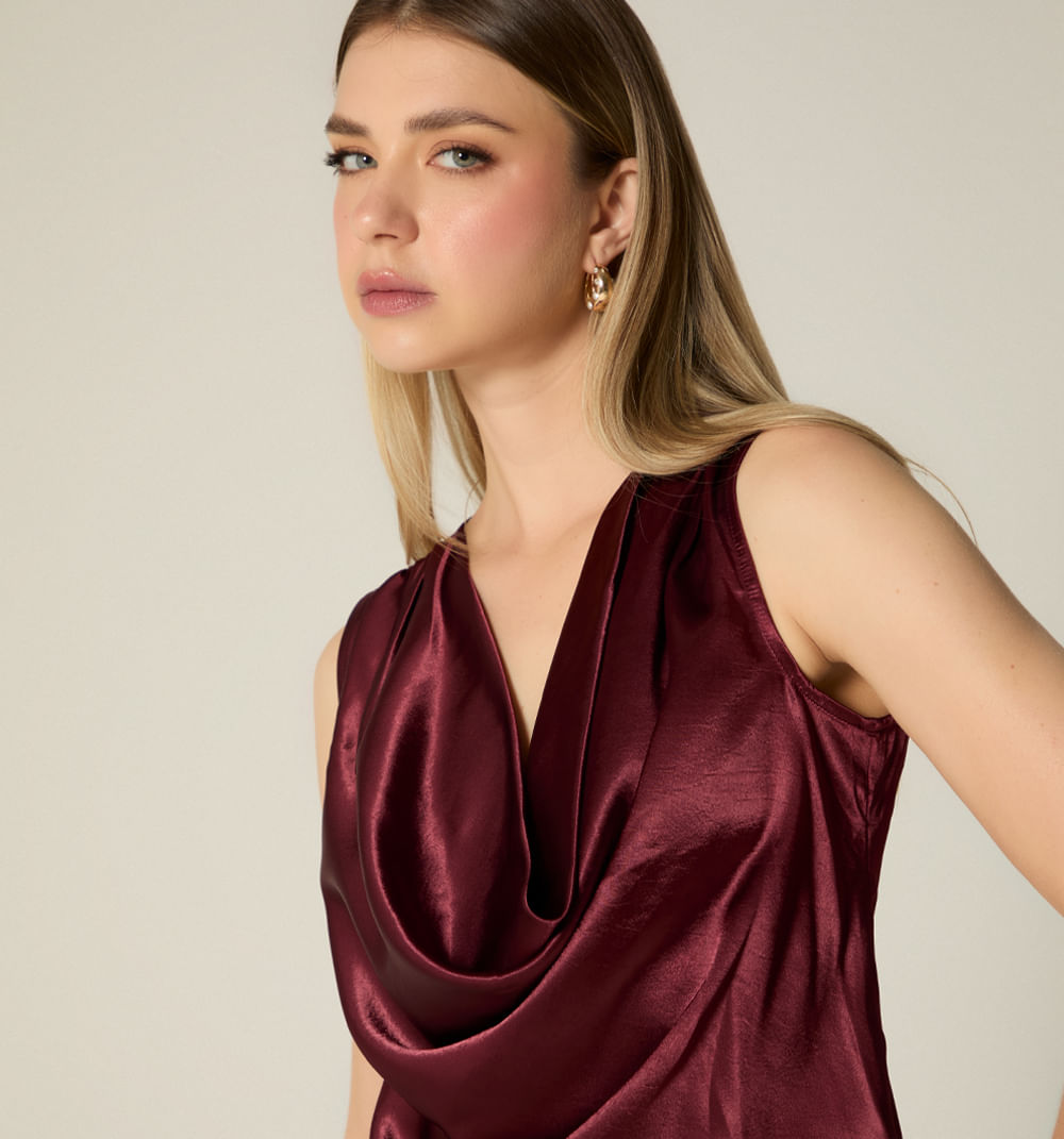 Blusa En Sateen