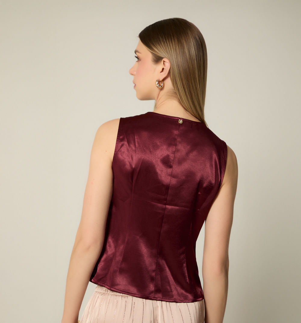 Blusa En Sateen