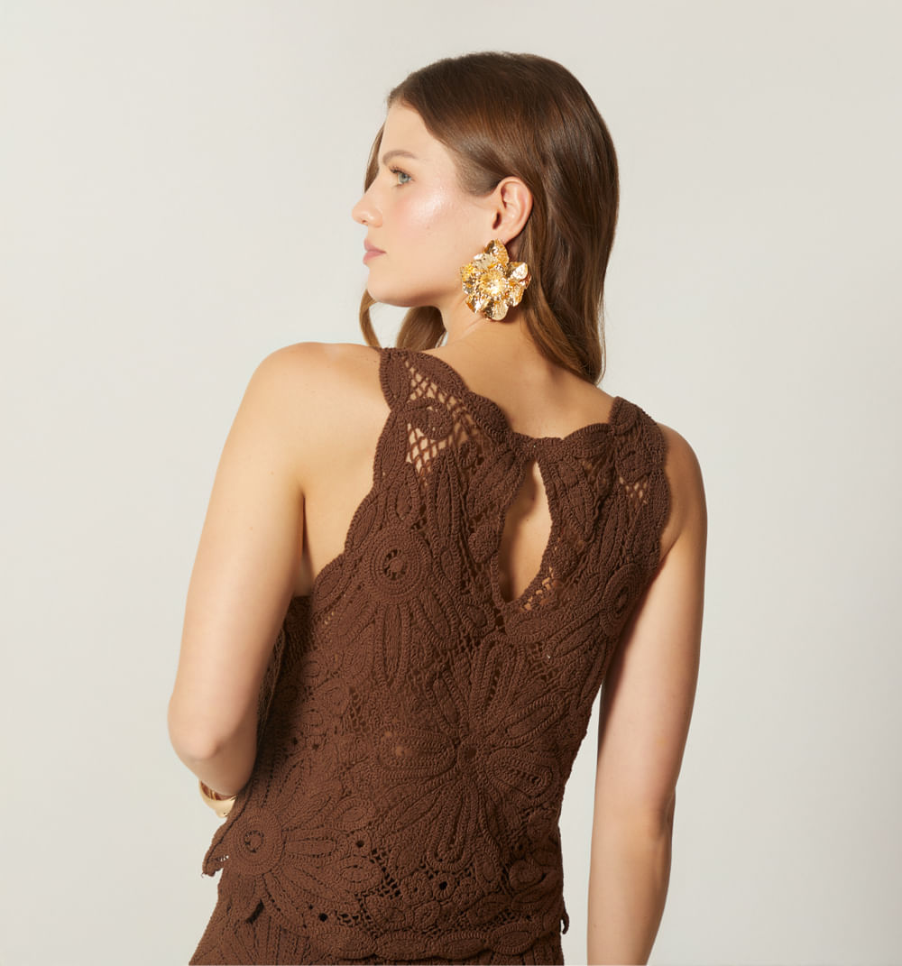 Blusa Crochet