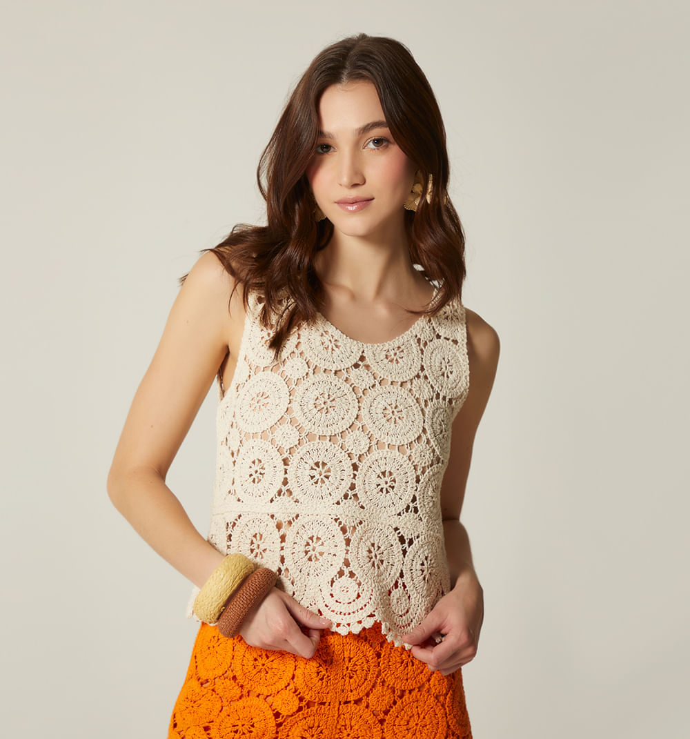 Blusa Crochet