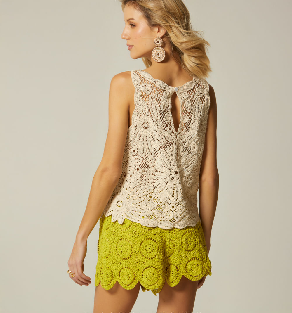 Blusa Crochet
