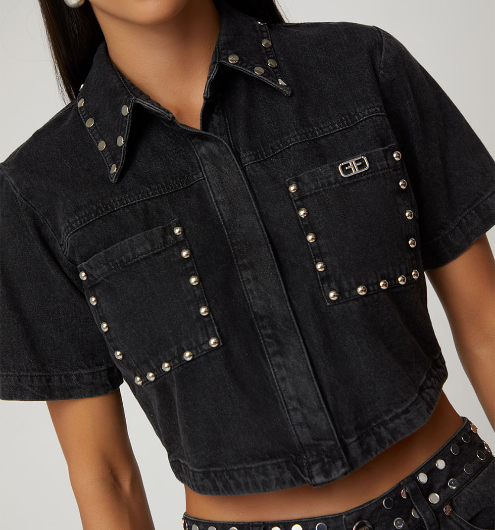 Blusa Boxxi Camisera Con Taches