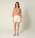 Blusa Manga 3/4 - Rosa