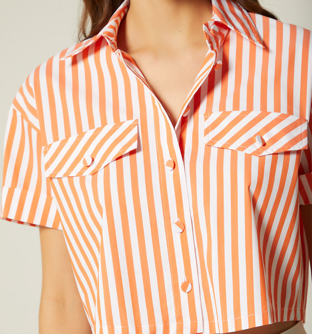 Blusa Manga Corta Boxy