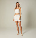 Blusa Crop Con Amarre
