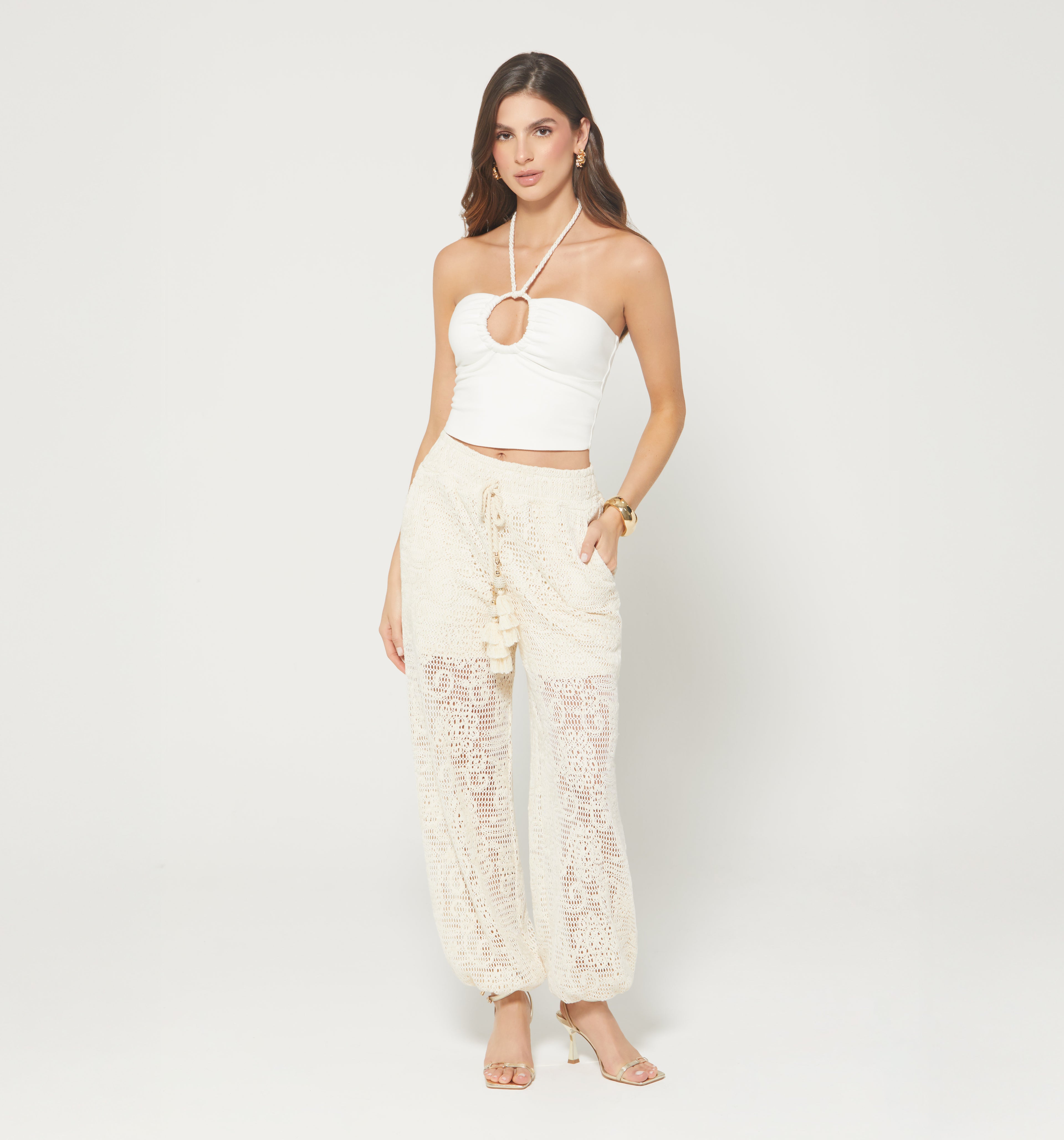 Blusa Con Amarre En Cordon