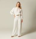 Blusa Con Herraje En Escote