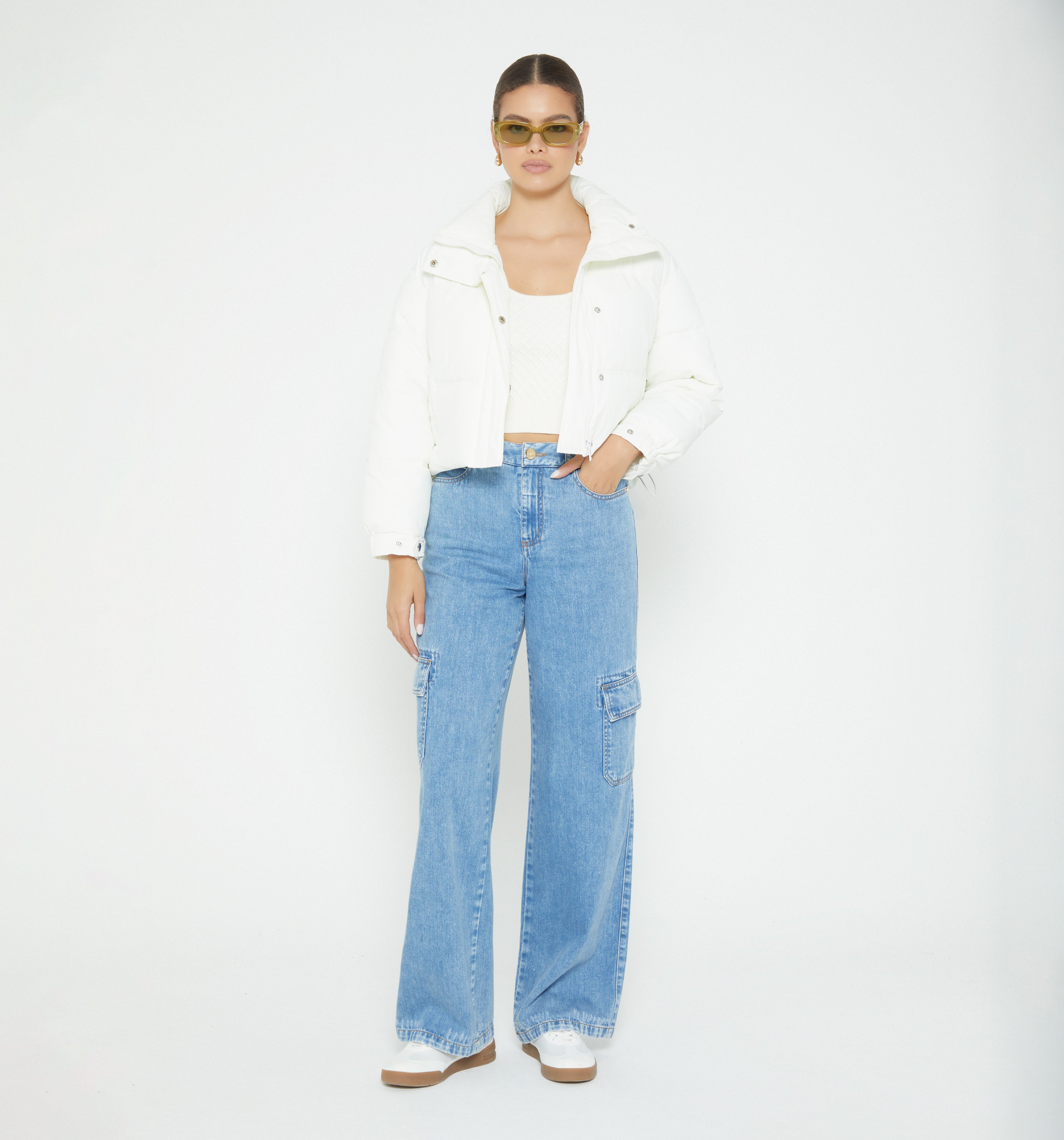 Blusa Corta De Tiras Escote Profundo