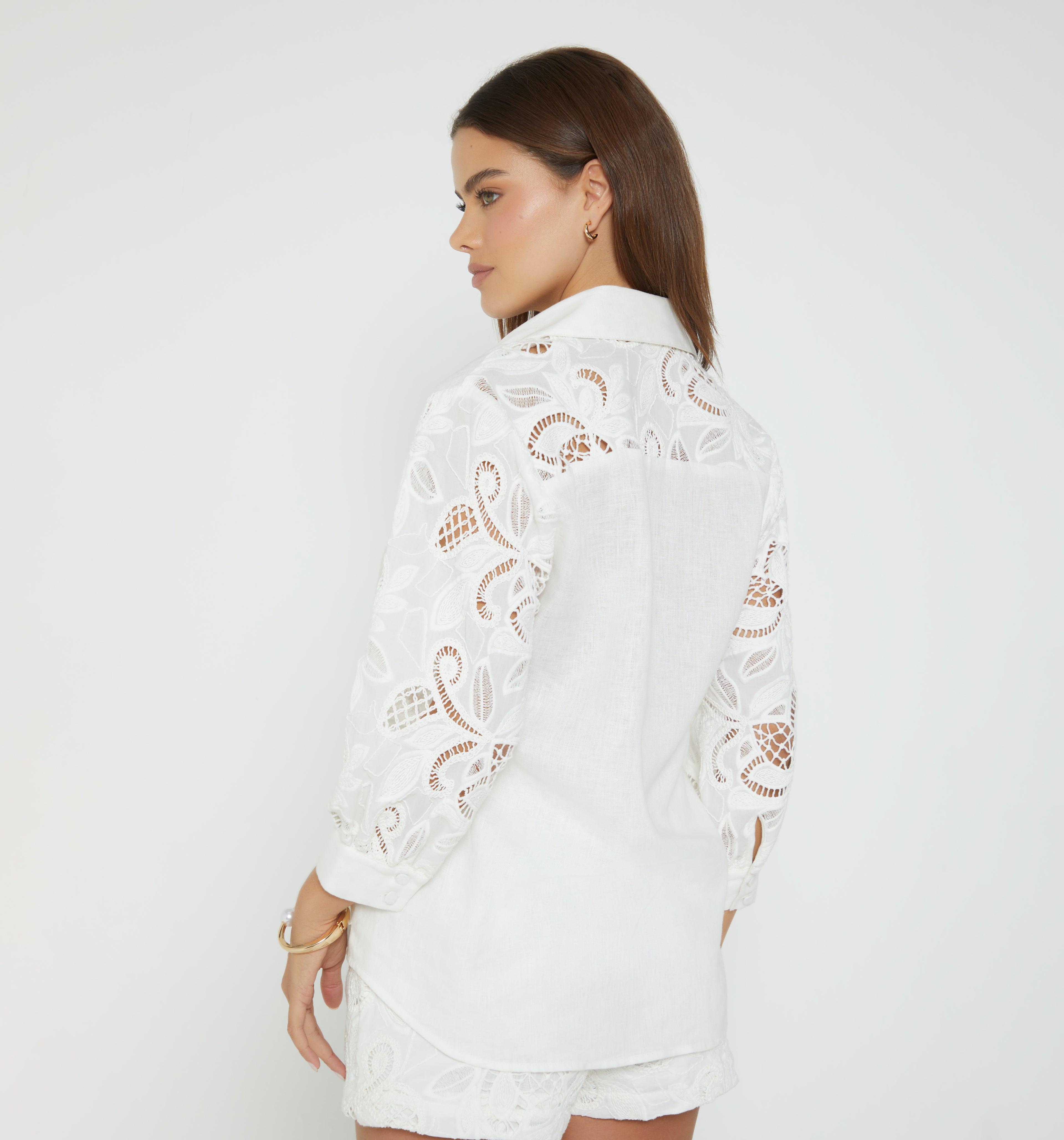 Blusa Manga 3/4 - Natural