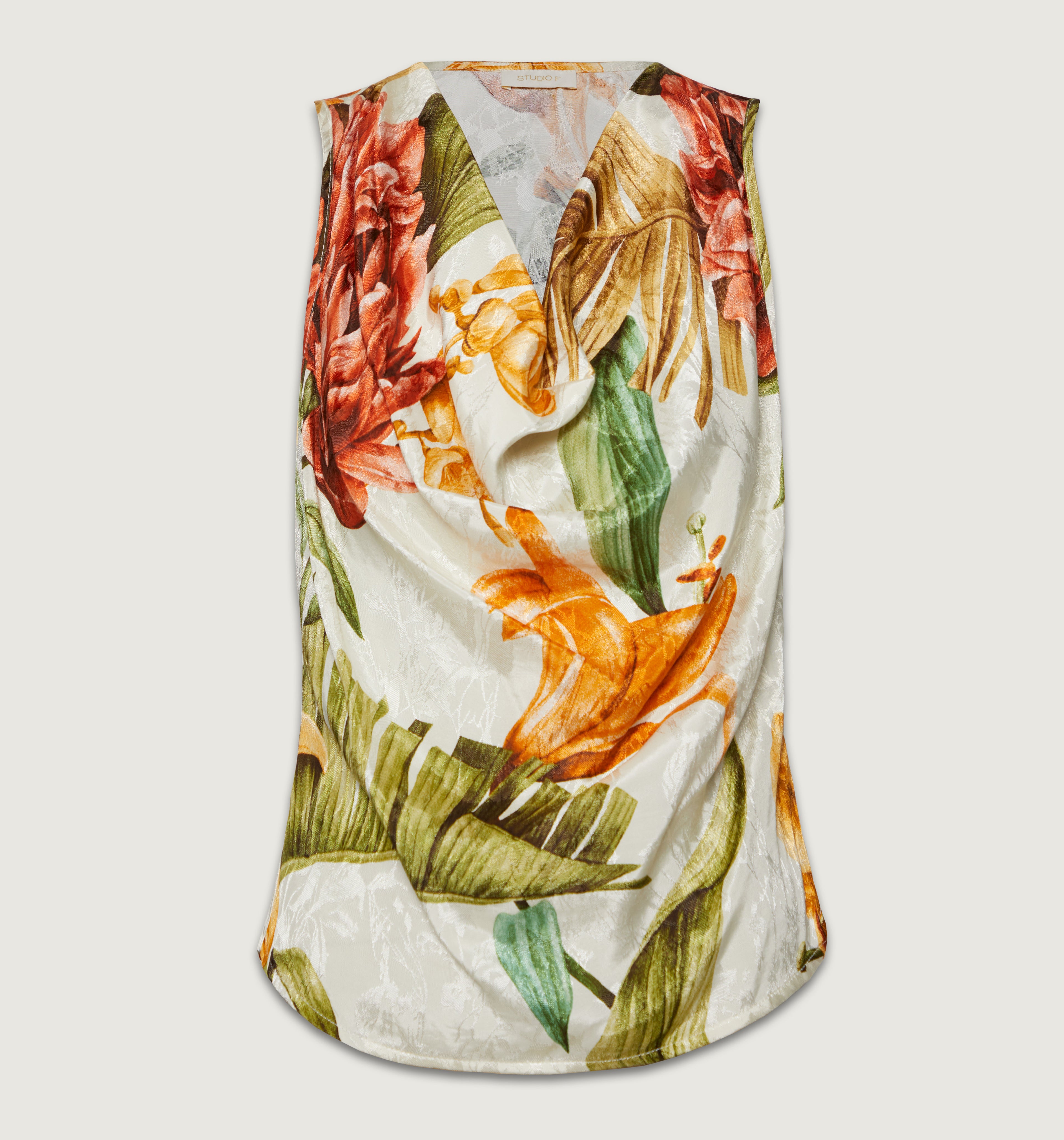 Blusa Escote Pelicano