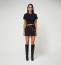 Blusa Cuello Redondo  Con Lurex