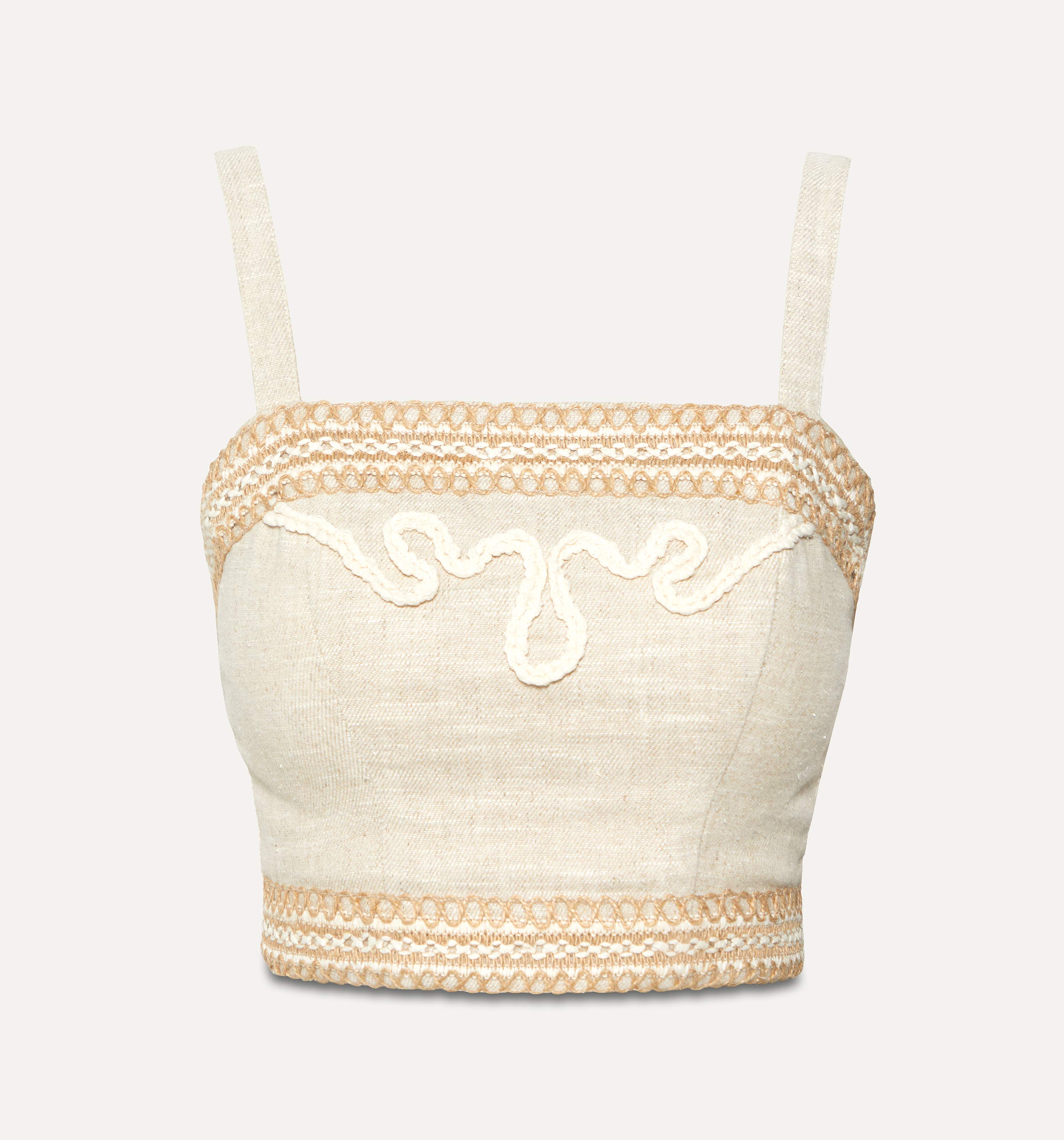 Blusa Tiras Con Pasamaneria