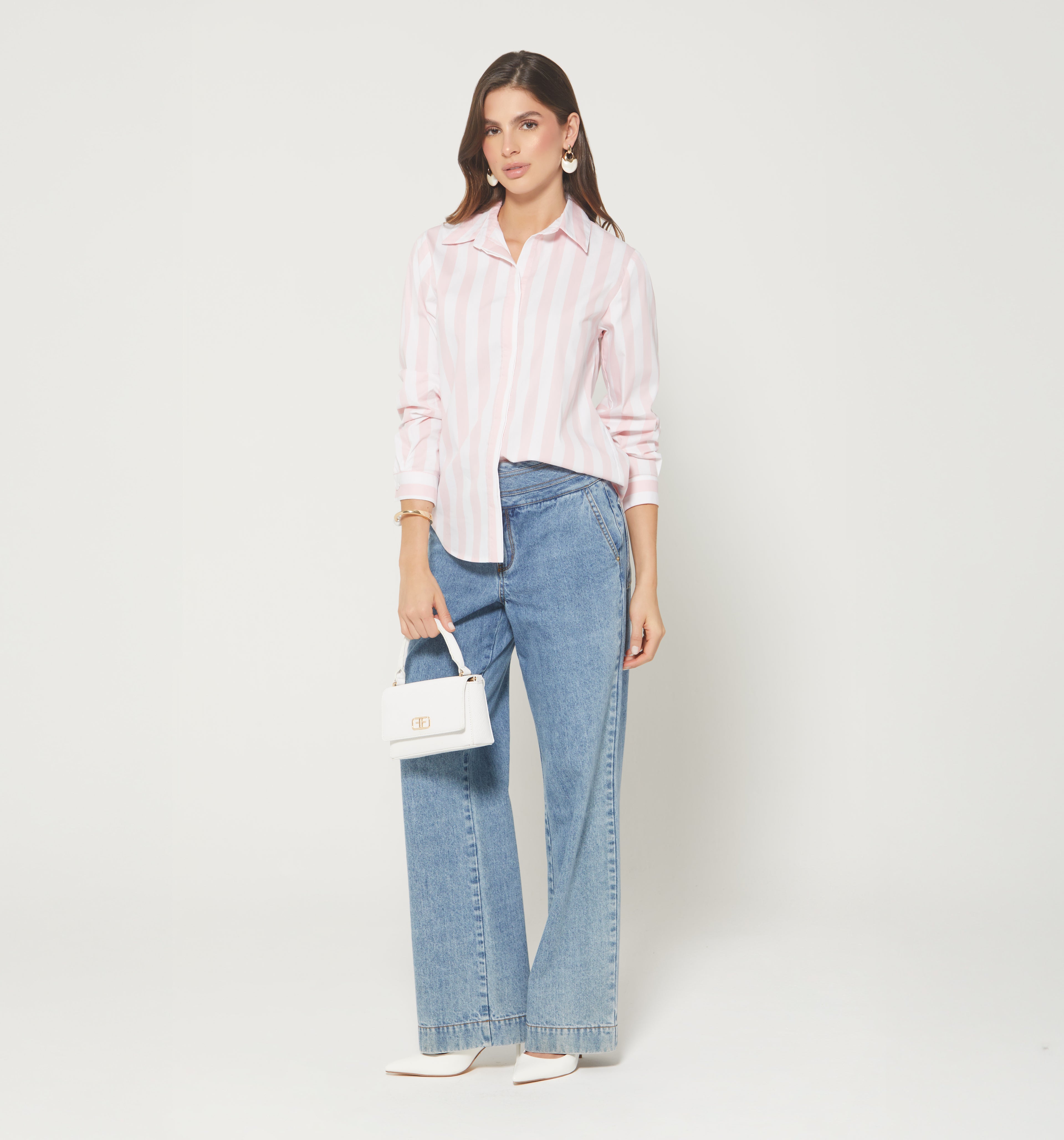 Blusa Camisera Basica Manga Larga