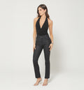 Body Cuello Halter Escote Profundo