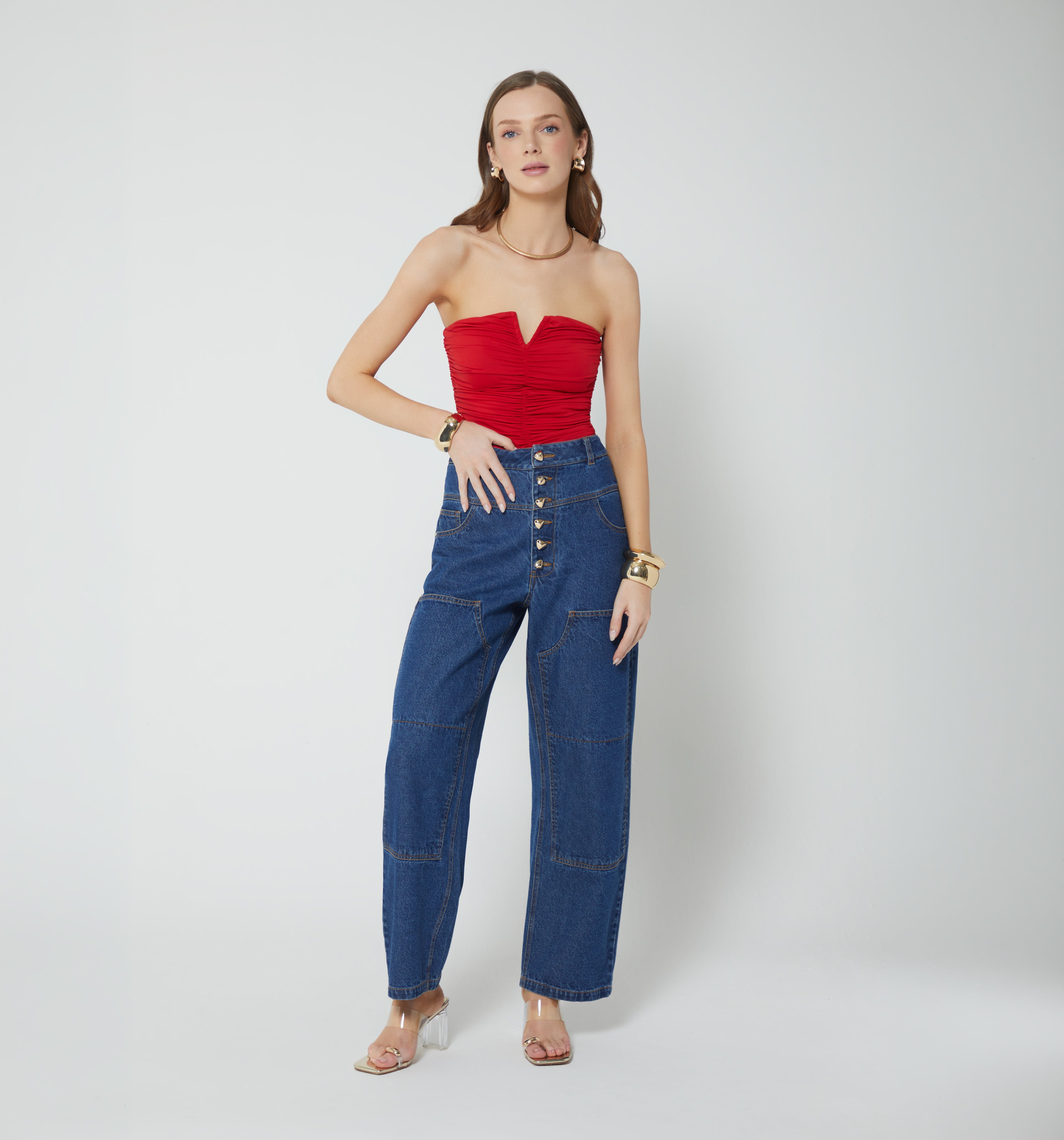 Body Straple Drapeado