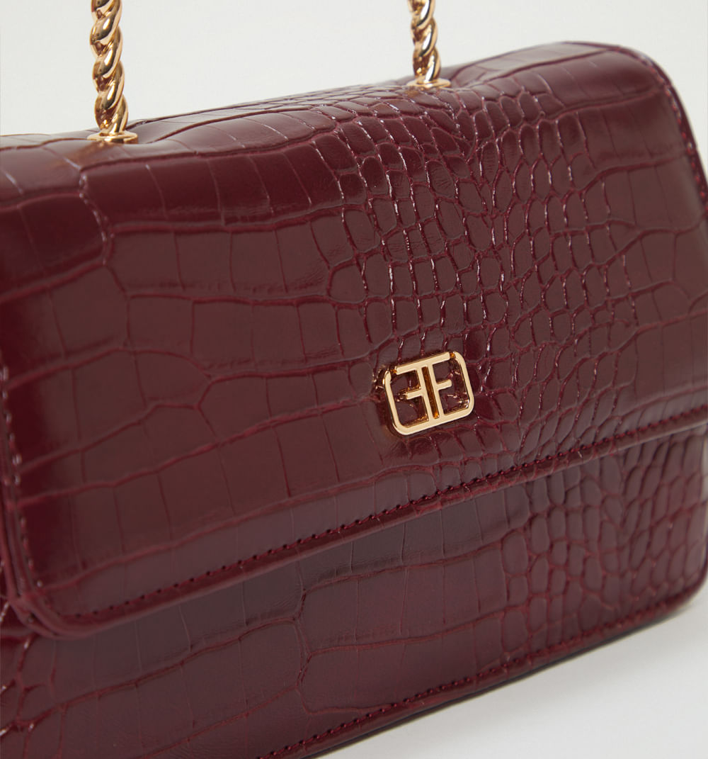 Bolso De Mano Con Asa Decorativa
